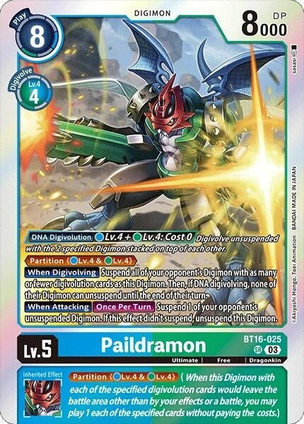 Paildramon (16025) [BT16] - Digimon Card Game Single