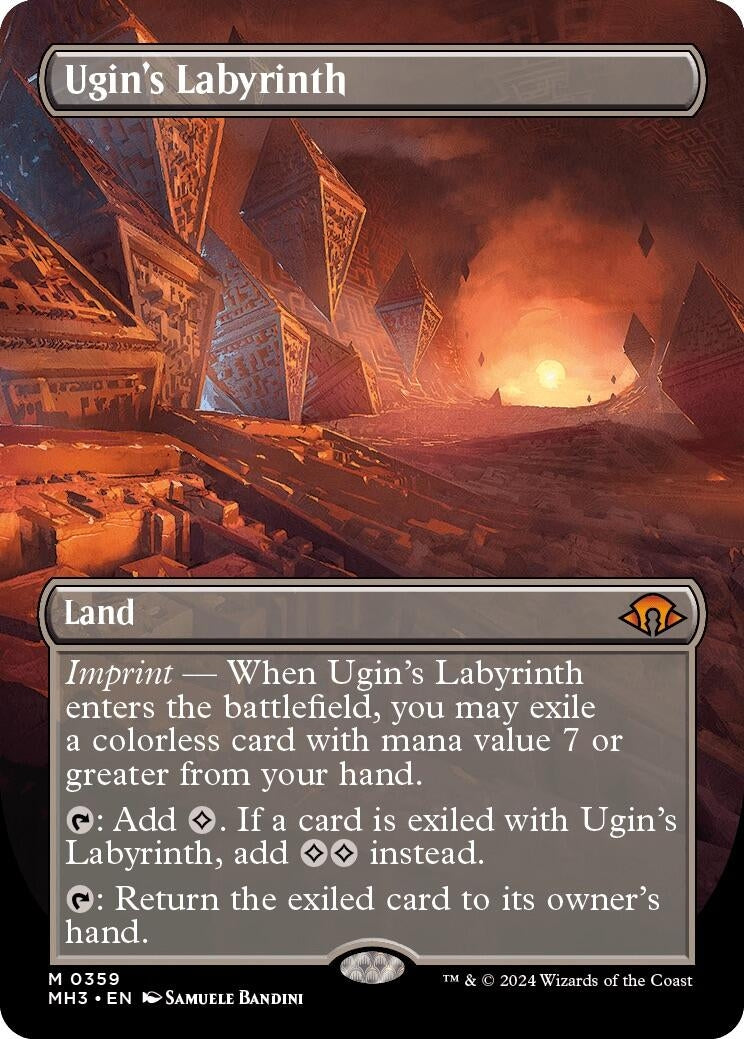Ugin’s Labyrinth (Borderless) (359) [MH3] - MTG Single