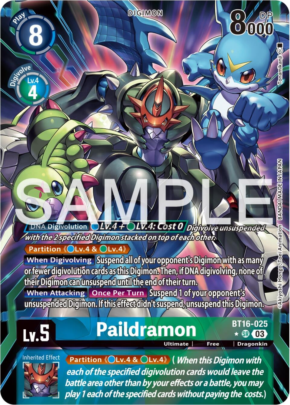 Paildramon (Alternate Art) (16025) [BT16] - Digimon Card Game Single