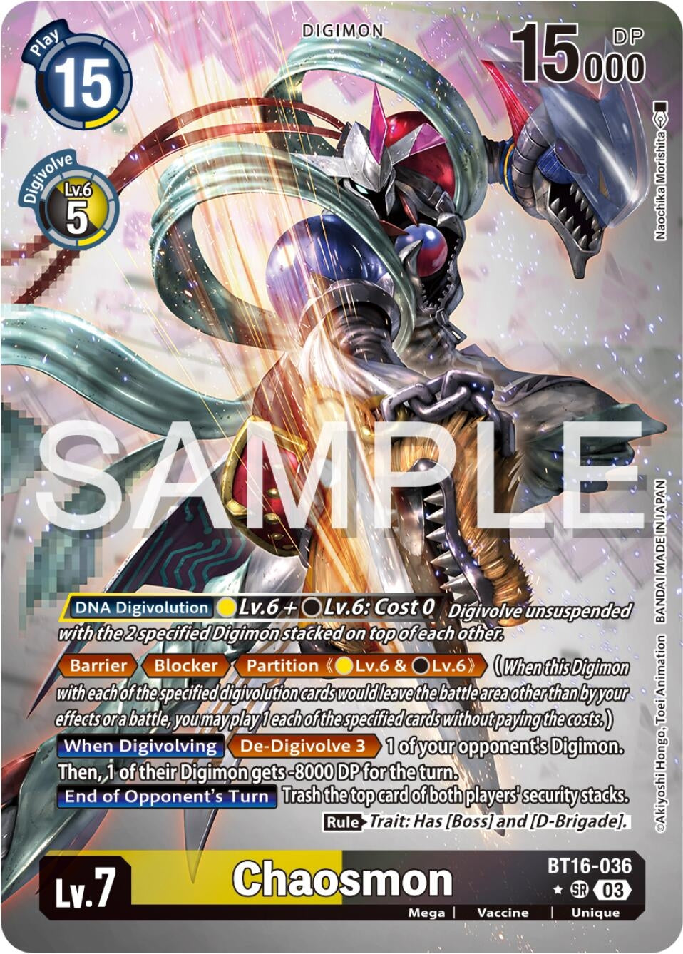 Chaosmon (Alternate Art) (16036) [BT16] - Digimon Card Game Single