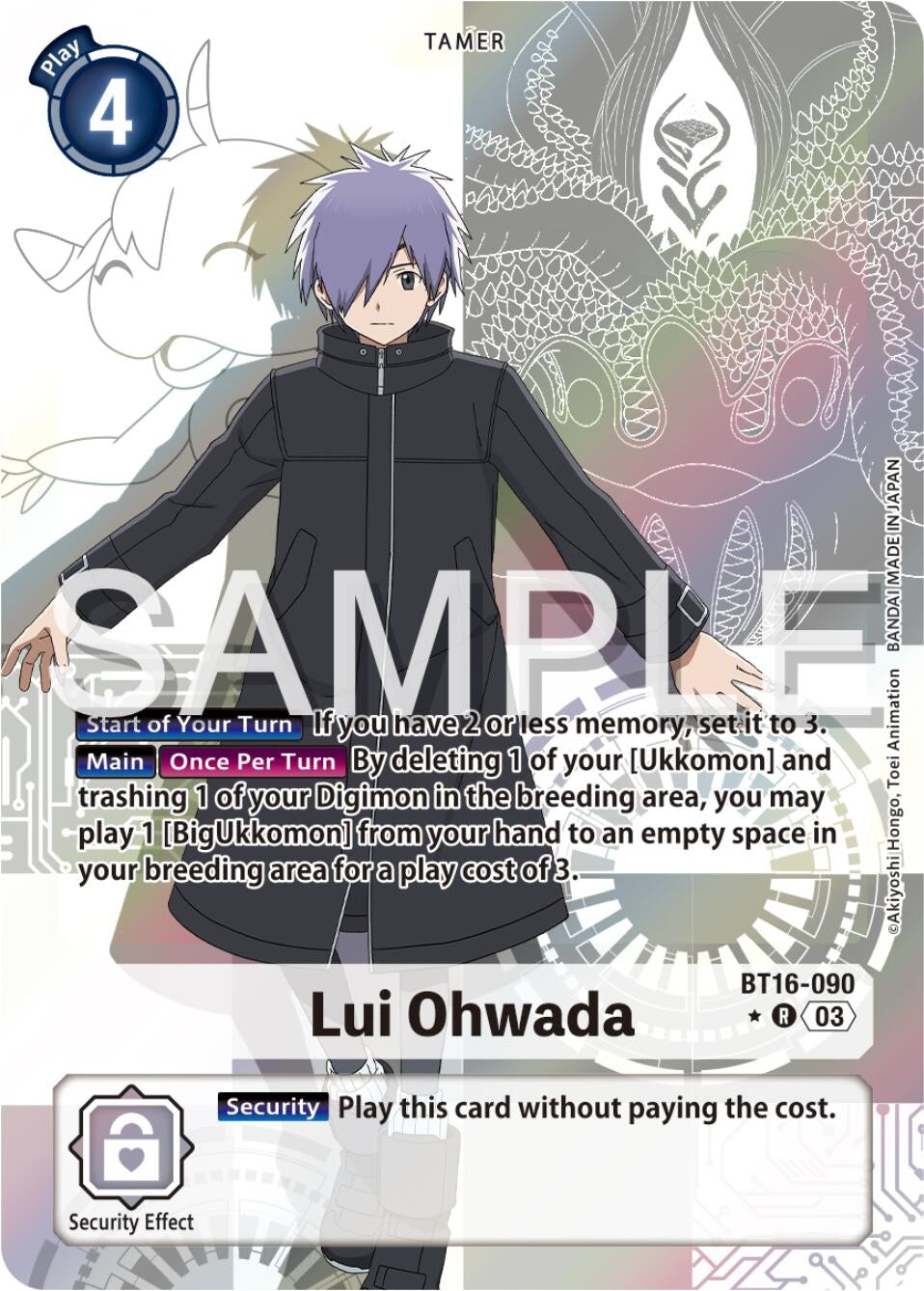 Lui Ohwada (Alternate Art) (16090) [BT16] - Digimon Card Game Single