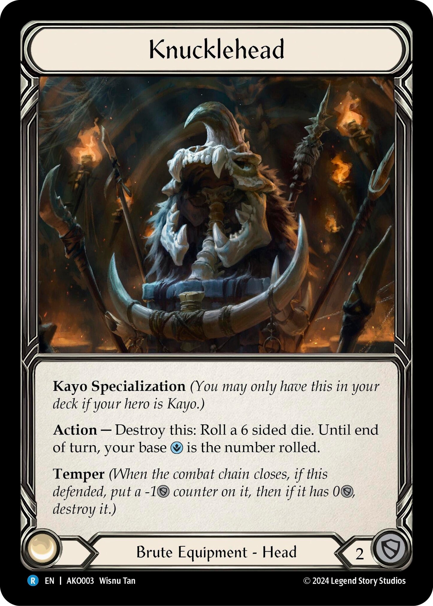 Image for Knucklehead (AKO003) (Armory Deck: Kayo) - Flesh and Blood TCG