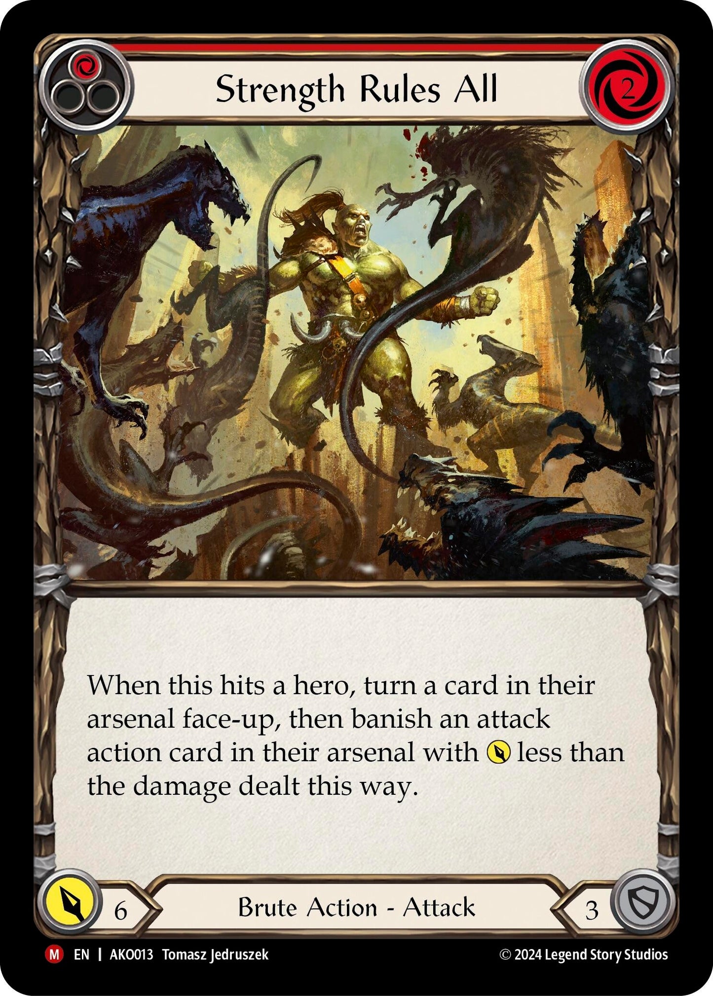 Strength Rules All (13) - Flesh and Blood TCG Single