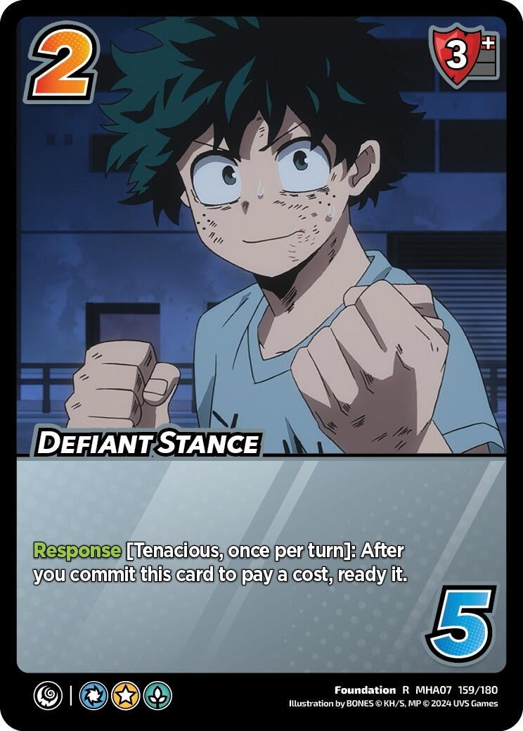 Defiant Stance (159) [MHA7] - UniVersus Single