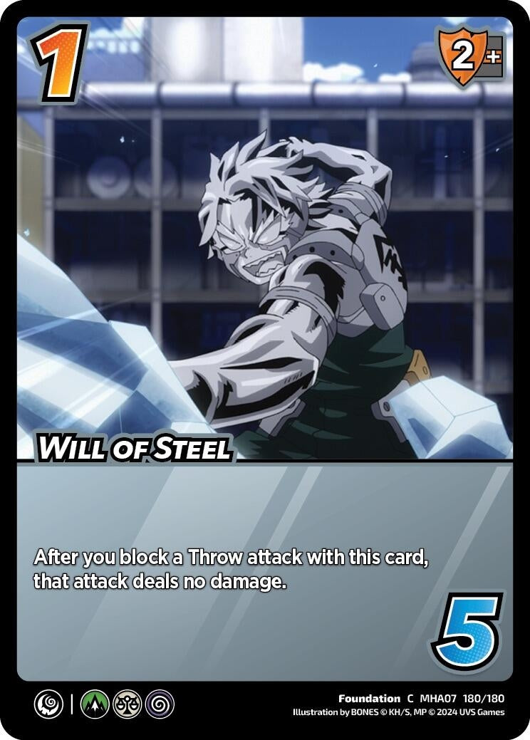 Will of Steel (180) [MHA7] - UniVersus Single