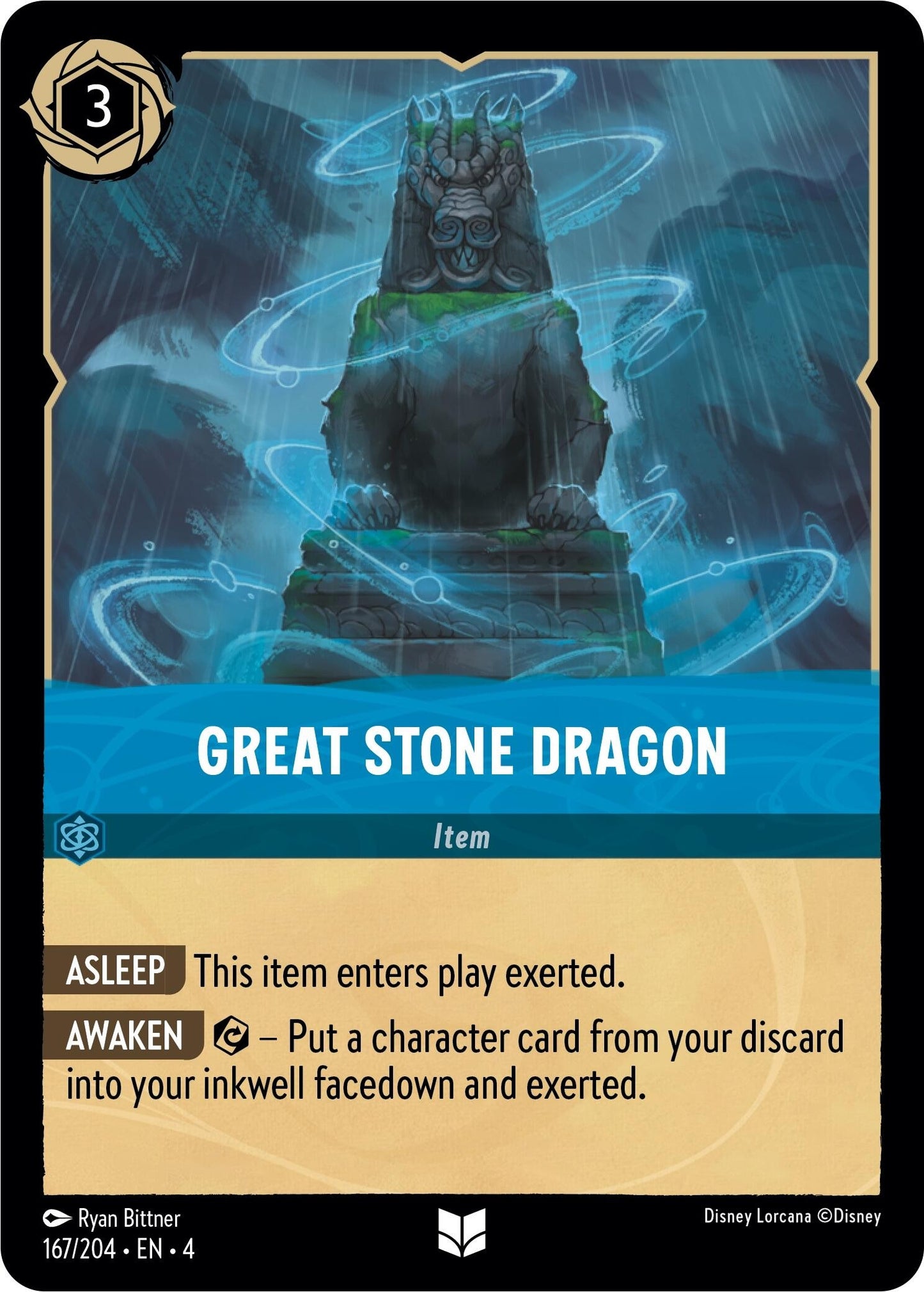 Great Stone Dragon (167) (4) - Disney Lorcana Single