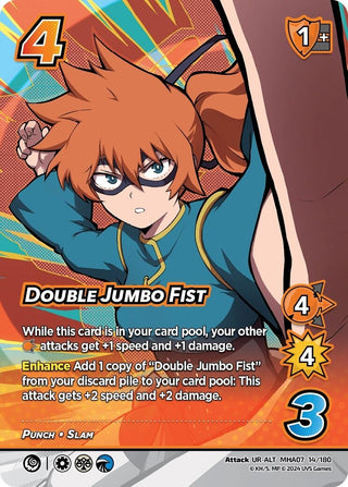 Double Jumbo Fist (Alternate Art) (14) [MHA7] - UniVersus Single