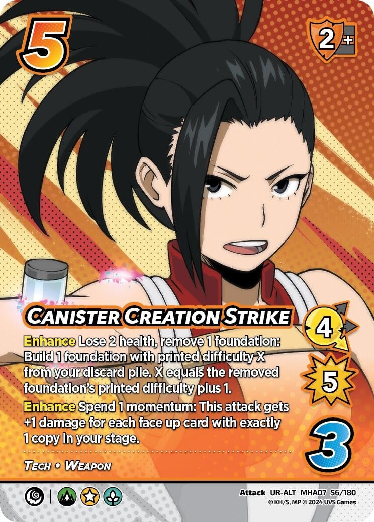 Canister Creation Strike (Alternate Art) (56) [MHA7] - UniVersus Single