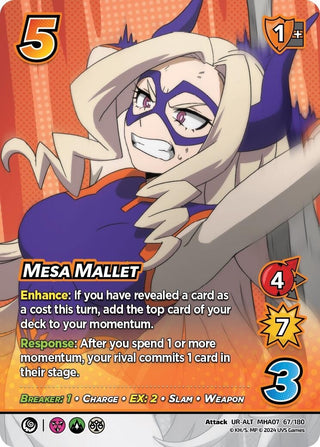 Mesa Mallet (Alternate Art) (67) [MHA7] - UniVersus Single
