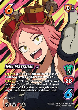 Mei Hatsume (Alternate Art) (86) [MHA7] - UniVersus Single