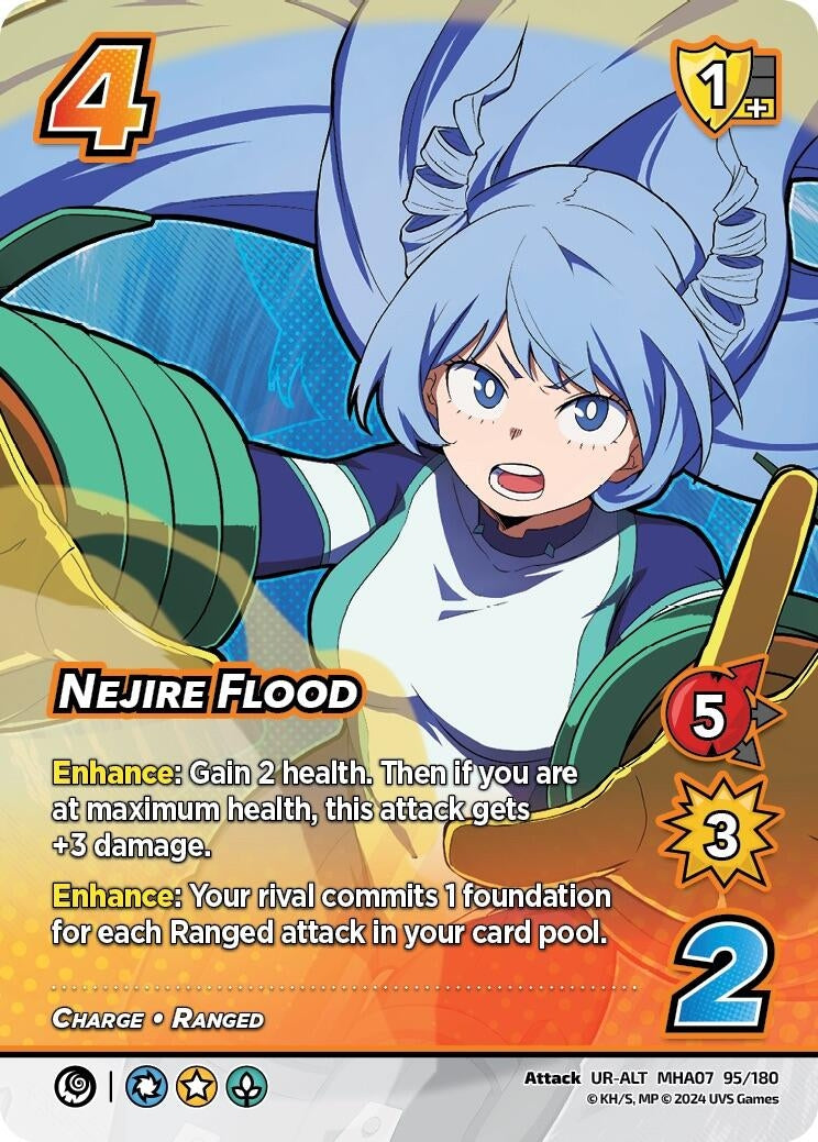Nejire Flood (Alternate Art) (95) [MHA7] - UniVersus Single