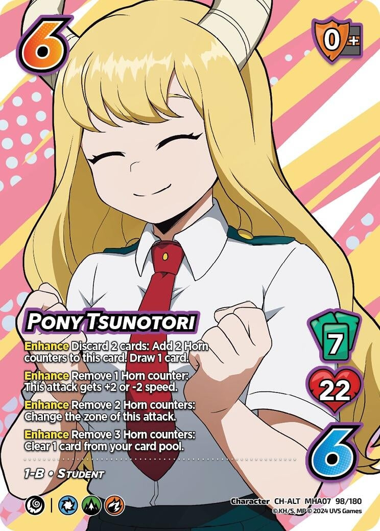Pony Tsunotori (Alternate Art) (98) [MHA7] - UniVersus Single