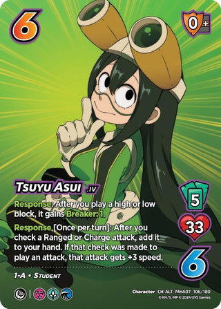 Tsuyu Asui (Alternate Art) (106) [MHA7] - UniVersus Single