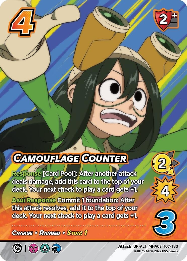 Camouflage Counter (Alternate Art) (107) [MHA7] - UniVersus Single