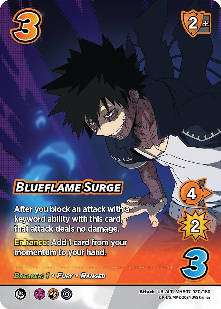 Blueflame Surge (Alternate Art) (120) [MHA7] - UniVersus Single