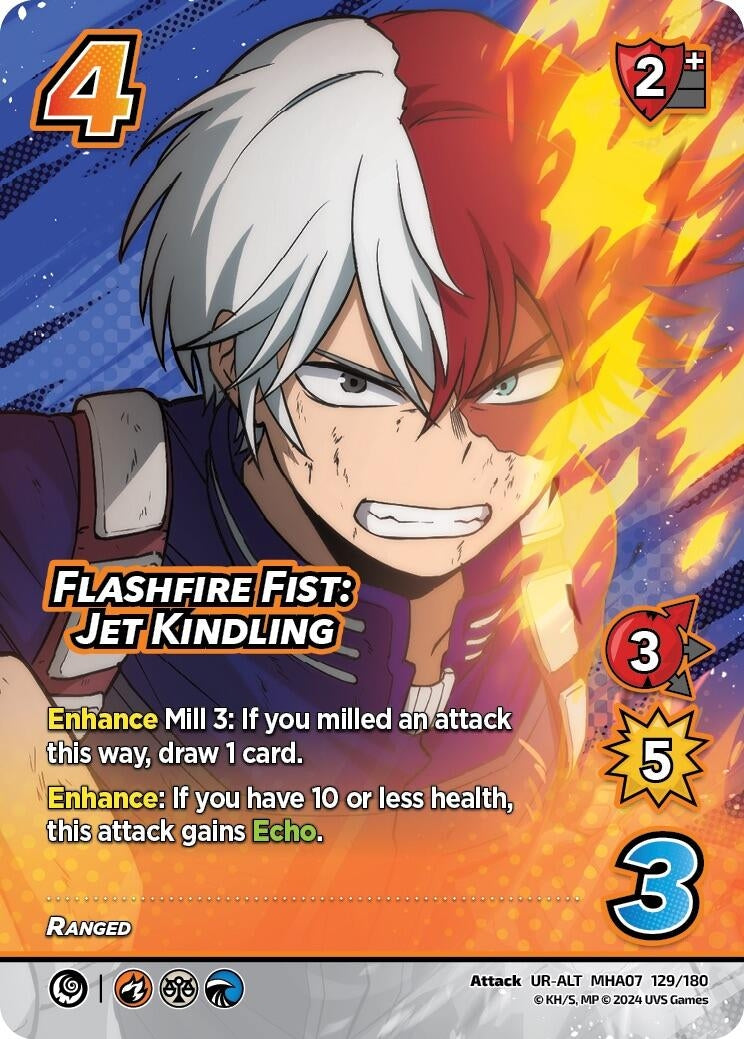 Flashfire Fist: Jet Kindling (Alternate Art) (129) [MHA7] - UniVersus Single
