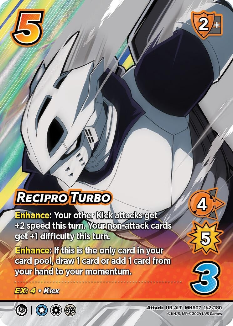 Recipro Turbo (Alternate Art) (142) [MHA7] - UniVersus Single