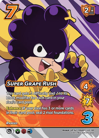 Super Grape Rush (Alternate Art) (149) [MHA7] - UniVersus Single