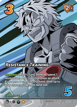 Resistance Training (Alternate Art) (172) [MHA7] - UniVersus Single