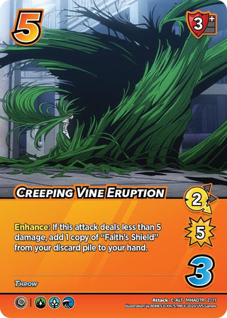 Creeping Vine Eruption (Alternate Art) (2) [MHA7] - UniVersus Single