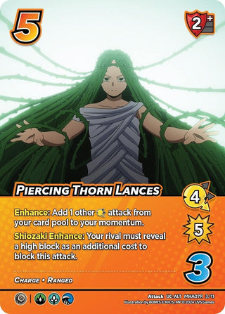 Piercing Thorn Lances (Alternate Art) (3) [MHA7] - UniVersus Single
