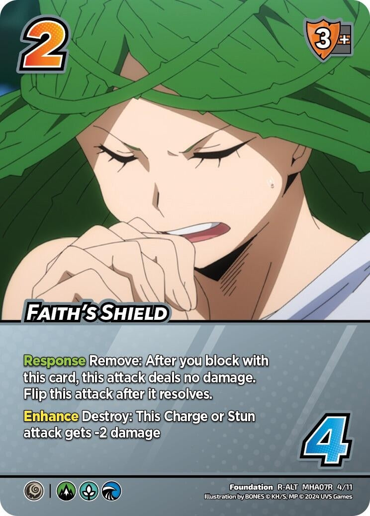 Faith’s Shield (Alternate Art) (4) [MHA7] - UniVersus Single