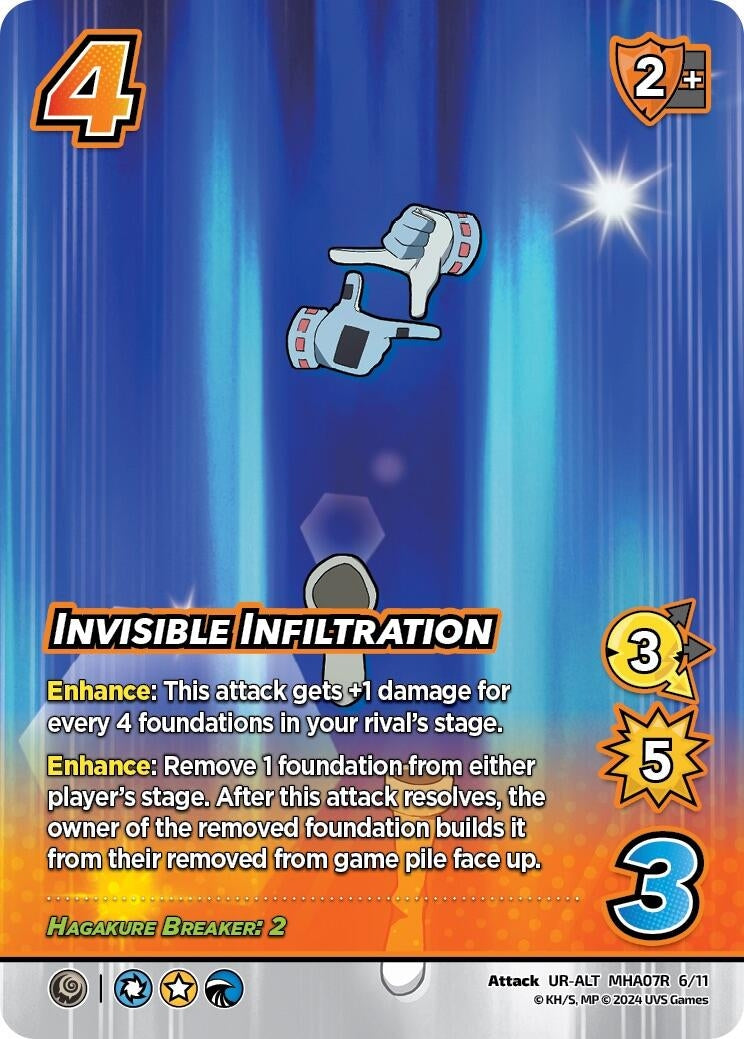 Invisible Infiltration (Alternate Art) (6) [MHA7] - UniVersus Single