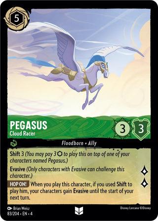 Pegasus - Cloud Racer (83) (4) - Disney Lorcana Single