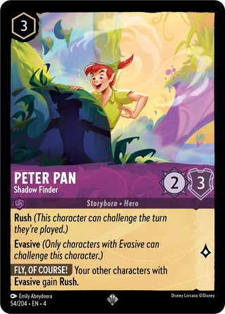 Peter Pan - Shadow Finder (54) (4) - Disney Lorcana Single
