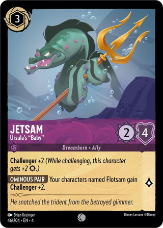 Jetsam - Ursula’s ’Baby’ (46) (4) - Disney Lorcana Single