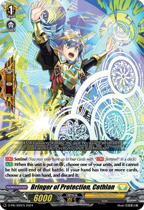 Bringer of Protection Cethlan (365) [D-PR] - Cardfight Vanguard Single