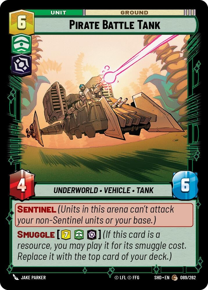 Pirate Battle Tank (89) (SHD) - Star Wars: Unlimited Single