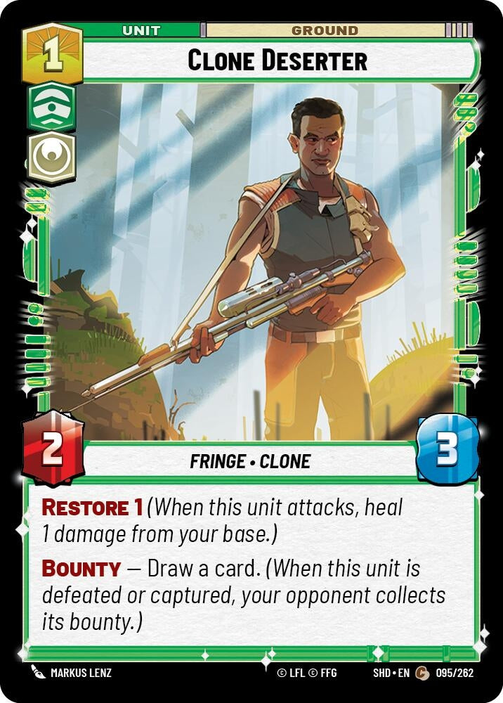 Clone Deserter (95) (SHD) - Star Wars: Unlimited Single