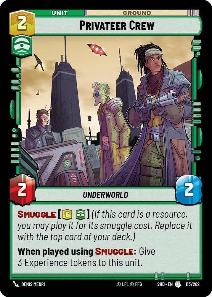 Privateer Crew (113) (SHD) - Star Wars: Unlimited Single