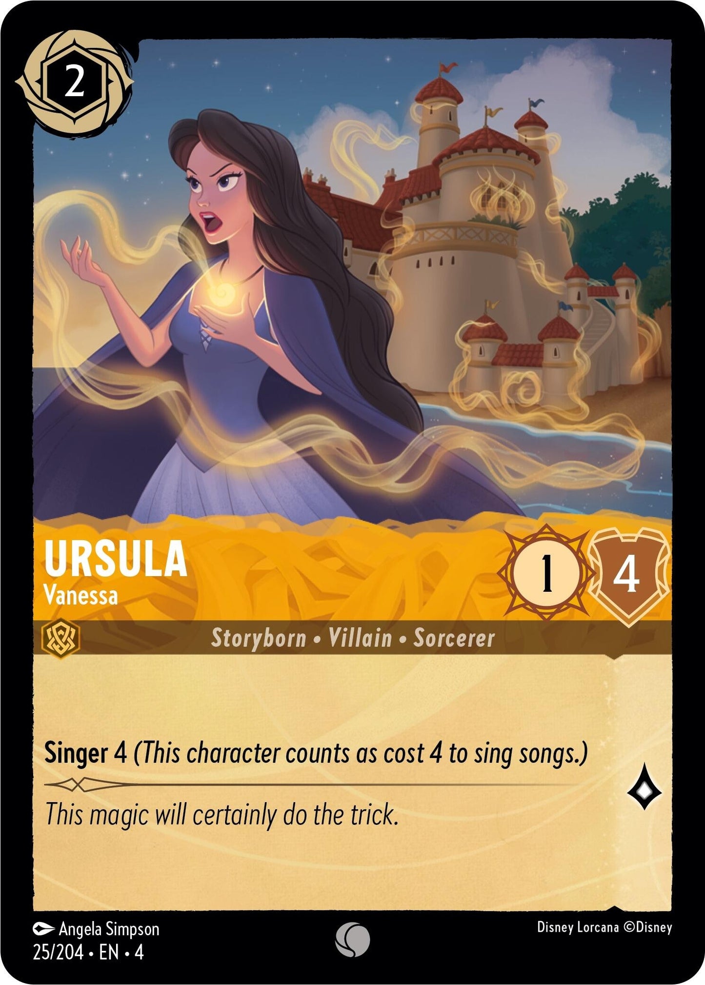 Ursula - Vanessa (25) (4) - Disney Lorcana Single