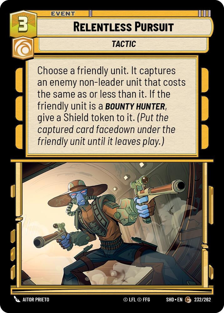 Relentless Pursuit (232) (SHD) - Star Wars: Unlimited Single