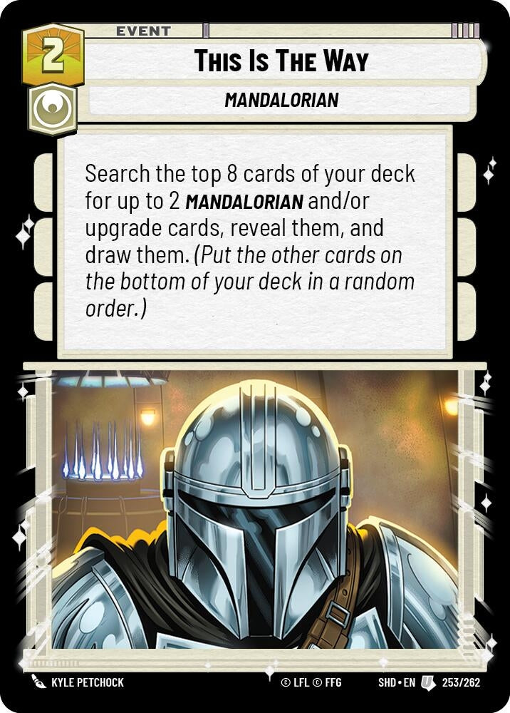 This Is The Way (253) (SHD) - Star Wars: Unlimited Single