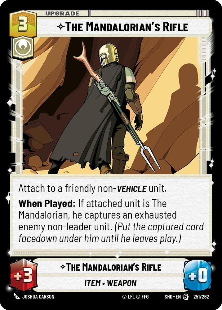 The Mandalorian’s Rifle (251) (SHD) - Star Wars: Unlimited Single