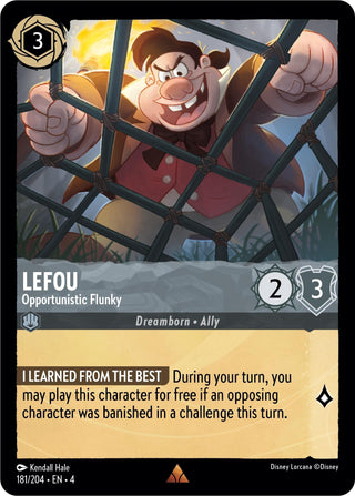 LeFou - Opportunistic Flunky (181) (4) - Disney Lorcana Single