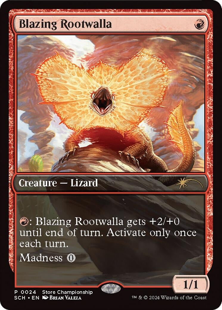 Blazing Rootwalla (24) [GAME] - MTG Single