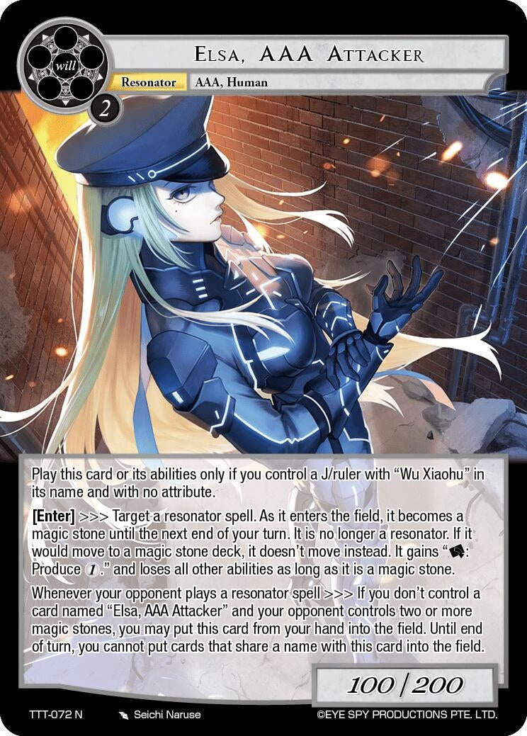 Elsa AAA Attacker (72) [TTT] - Force of Will Single