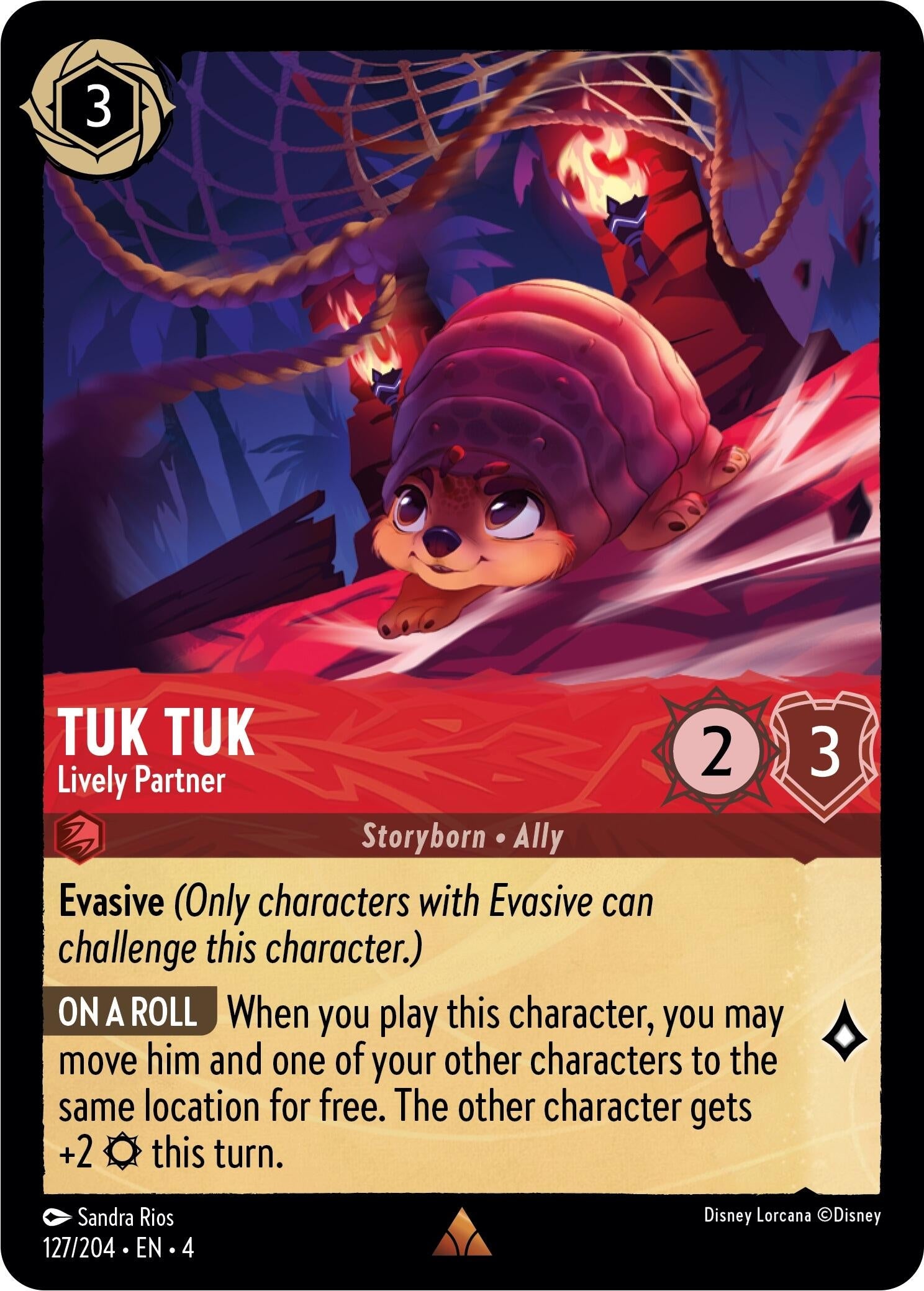 Tuk Tuk - Lively Partner (127) (4) - Disney Lorcana Single