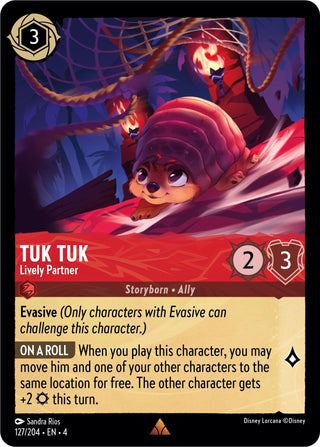Tuk Tuk - Lively Partner (127) (4) - Disney Lorcana Single