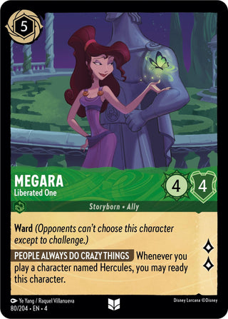 Megara - Liberated One (80) (4) - Disney Lorcana Single