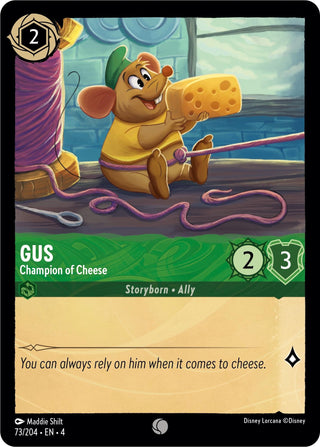 Gus - Champion of Cheese (73) (4) - Disney Lorcana Single