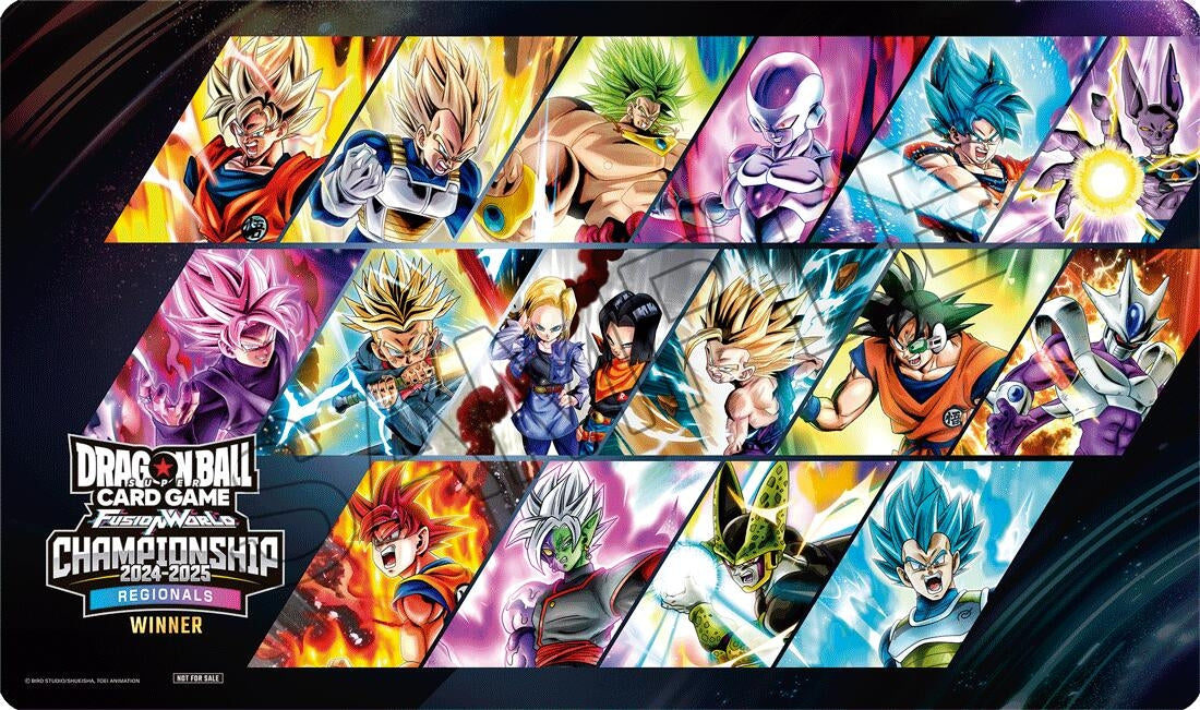 Dragon Ball Super Fusion World: Championship 2024-2025 Regionals Playmat - Playmats Sealed