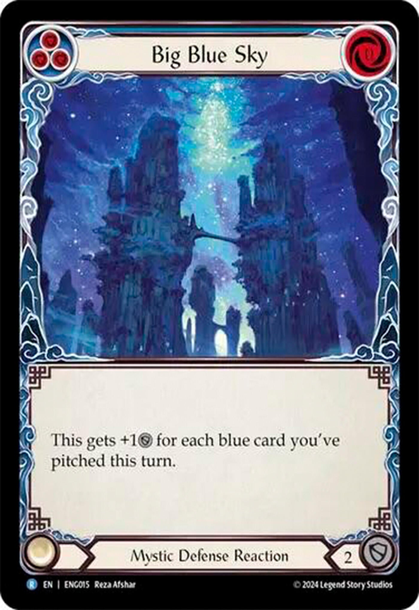 Big Blue Sky (15) - Flesh and Blood TCG Single