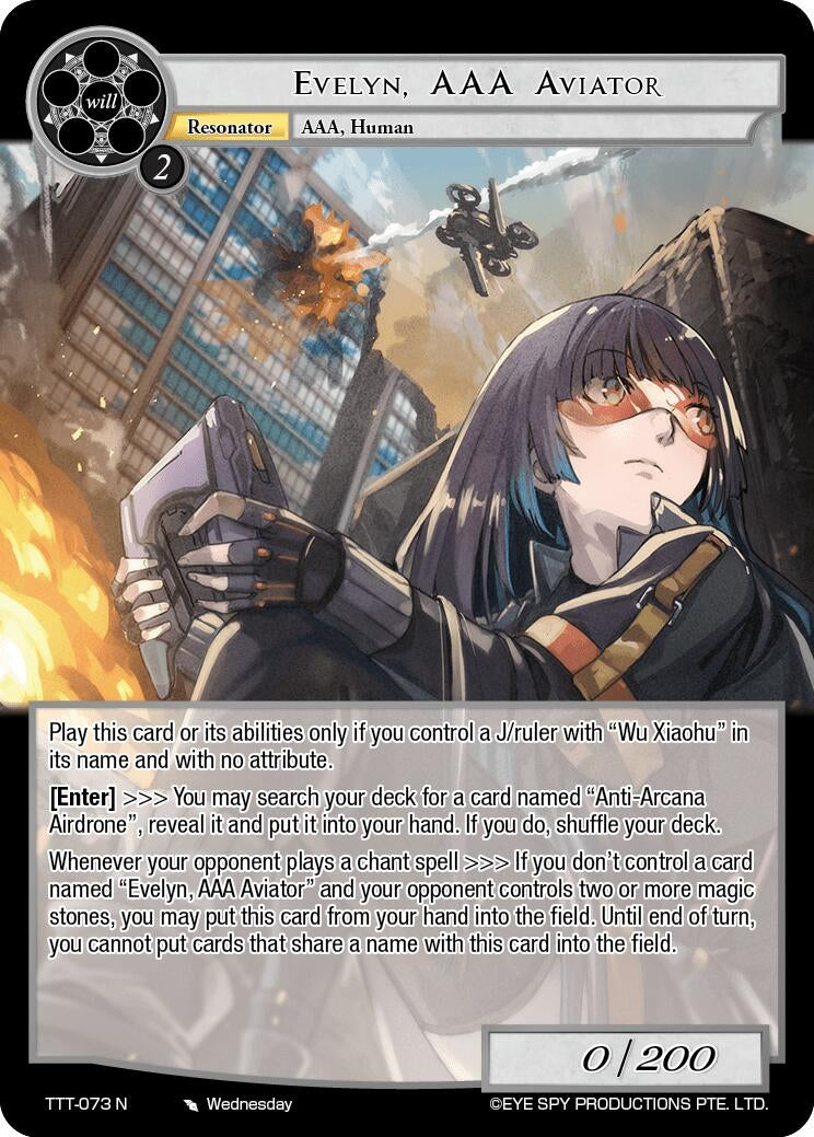 Evelyn AAA Aviator (73) [TTT] - Force of Will Single