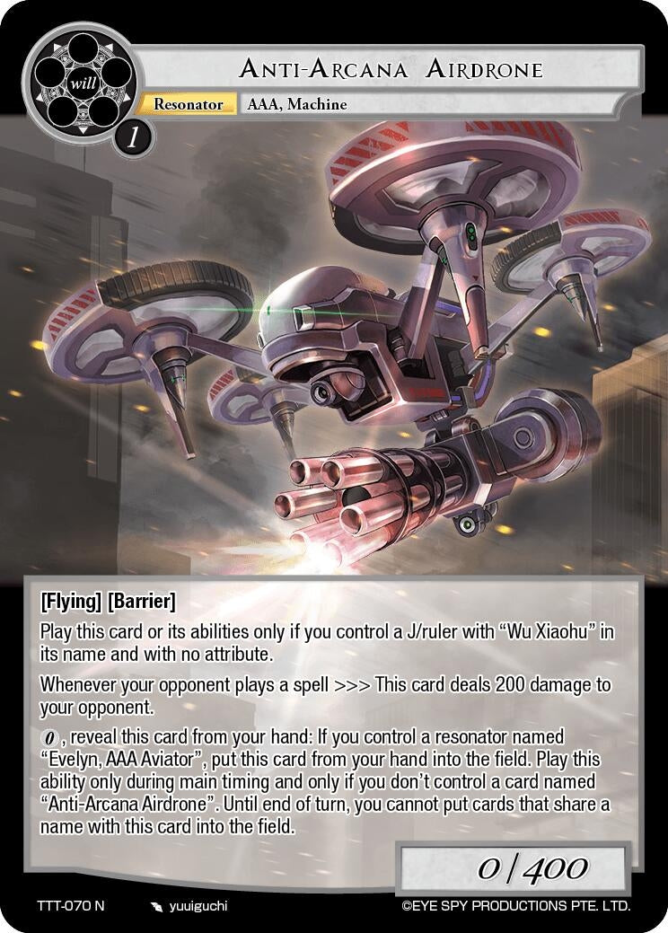 Anti-Arcana Airdrone (70) [TTT] - Force of Will Single