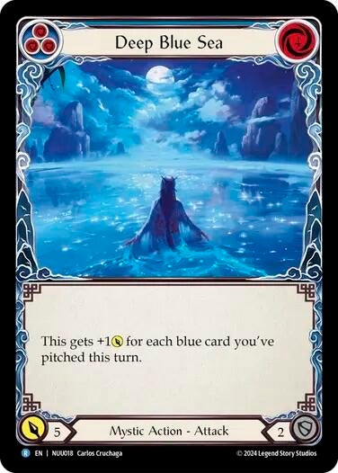 Deep Blue Sea (Blue) (18) - Flesh and Blood TCG Single
